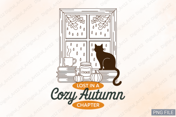 Bookish Fall Autumn Sublimation Design: Graphics Review