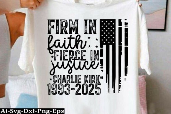 Charlie Kirk PNG Design: Graphics for T-Shirt Designs