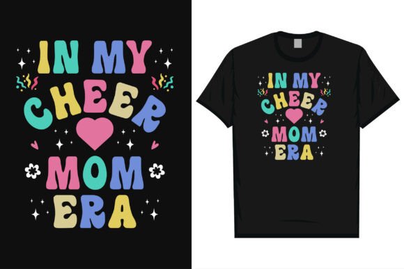 Cheer Mom Trendy Mama Graphics for T-Shirt Designs