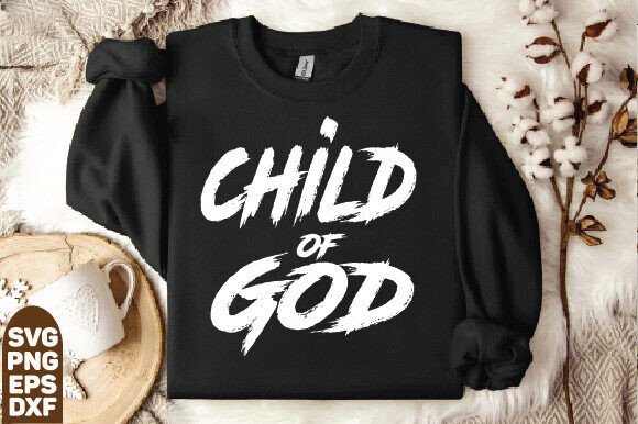 Child of God T-Shirt Design: A Versatile Graphics Asset