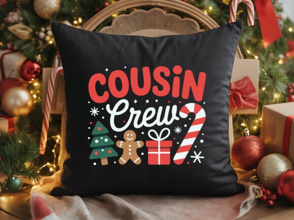 Cousin Crew Christmas Design: Graphics for T-Shirt Designs