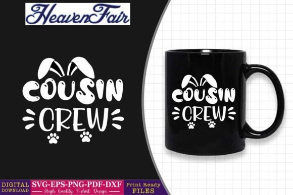 Cousin Crew Easter SVG: A Perfect T-Shirt Design Graphics