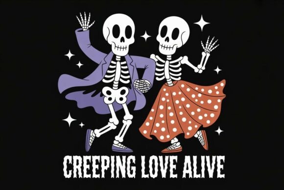 Creeping Love Alive Graphics for T-Shirt Designs