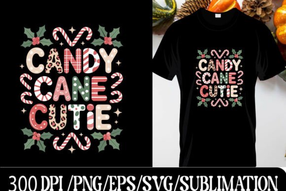 Cute Christmas Typography Graphics for T-Shirt Designs