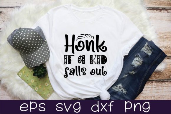 Honk if a Kid Falls out SVG: A Versatile T-Shirt Design