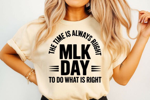 Review: Mlk Day Typography Quote Design for T-Shirt Graphics