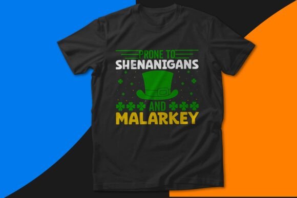 St. Patrick’s Colorful Vector Design for T-Shirt Graphics