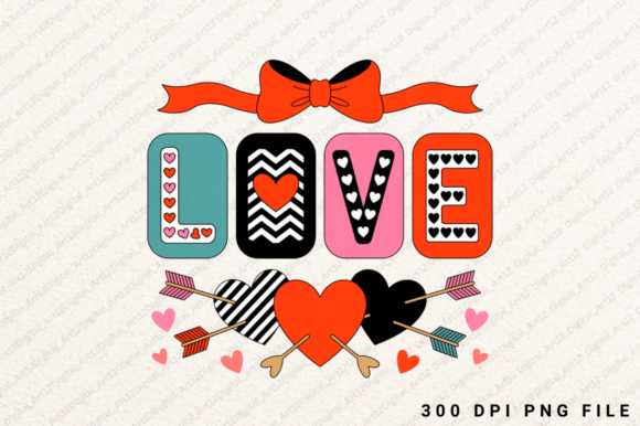 Sweet Love Valentine's Day PNG Design: Graphics Review