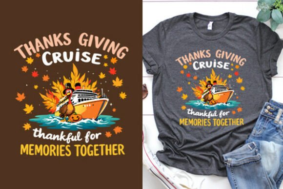 Thanks Giving T-shirt Design: Graphics Review