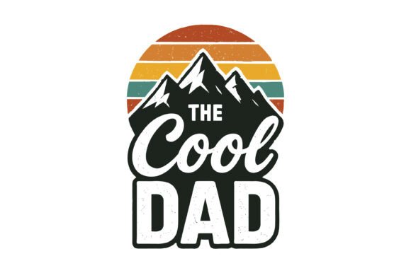 The Cool Dad Retro Design: Graphics for T-Shirt Designs